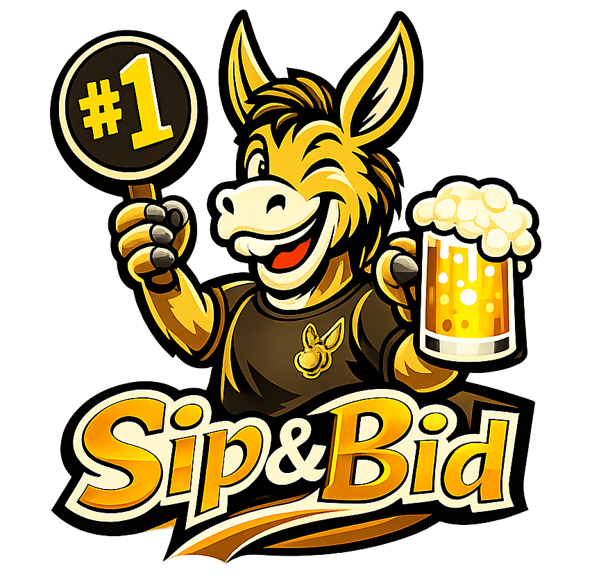 Sip & Bid Logo